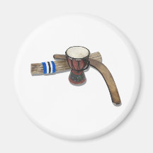 DrumRainStickBoomerang072310 Refrigerator Magnets