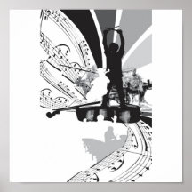 drums cello poster