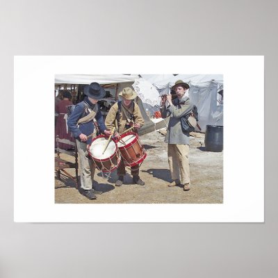 Drums & Flute Print by sethkelly
