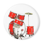 Drums Refrigerator Magnets