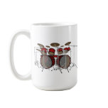Drums: Red Drum Kit: 3D Model: Coffee Mug
