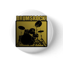 Drums Rock! Button