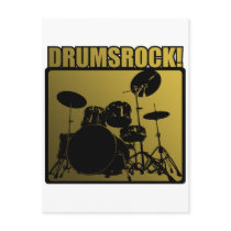 Drums Rock! Postcard
