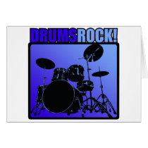 Drums Rocks! Greeting Card