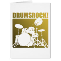 Drums Rocks! Card
