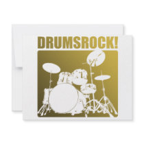Drums Rocks! Custom Announcement