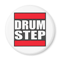 DRUMSTEP Drum and Bass and Dubstep Fridge Magnets