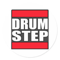 DRUMSTEP Drum and Bass and Dubstep Sticker
