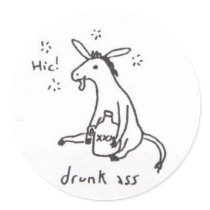 Drunk Ass sticker
