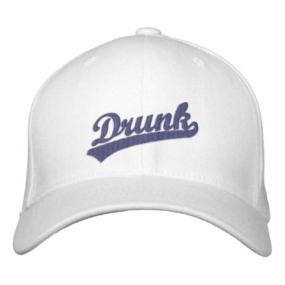 Drunk Embroidered Hat by StallDoorTees