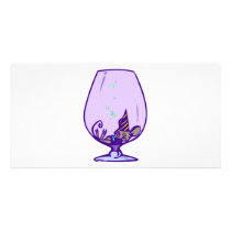 Drunk Mouse Custom Photo Card