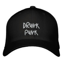 Drunk Punk Cap Embroidered Baseball Cap