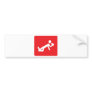 drunken man icon bumper stickers