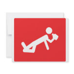 drunken man icon invitations