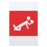 drunken man icon stationery
