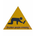 Drunken People Crossing t-shirts