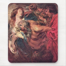 Drunken Silenus by Antoon van Dyck Mousepad