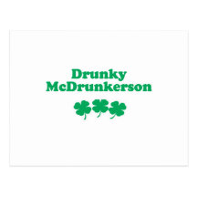 DRUNKY MCDRUNKERSON POSTCARD