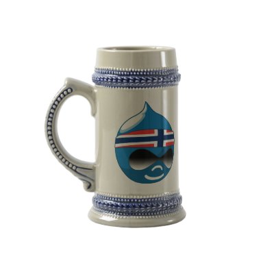 Drupal Norge Beer Stein Coffee Mug by JohnNoc