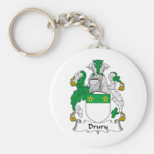 Drury Family Crest Keychains