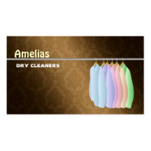 Dry Cleaner Business Cards