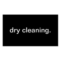 Dry Cleaning Business Card Templates