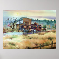 DRY CREEK STATION by SHARON SHARPE Posters