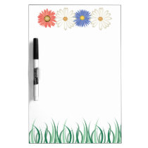Dry Erase Board Flowers and Grass dry erase boards
