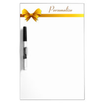Dry Erase Board Personalized with Yellow Ribbon dry erase boards