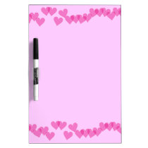 Dry Erase Board with Hearts dry erase boards