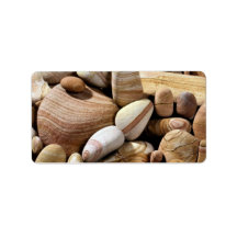 Dry River Rocks Address Label