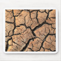 dry  soil  / crack earth mouse mat