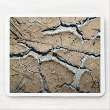 dry  soil  / crack earth mouse mat