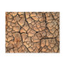 dry  soil  / crack earth postcards