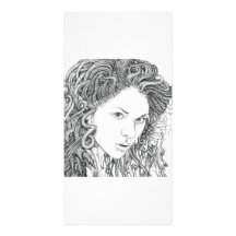 Dryade (visage) - carte photo photocartes
