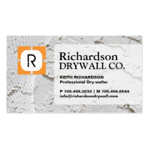 DRYWALL COMPANY BUSINESS CARD