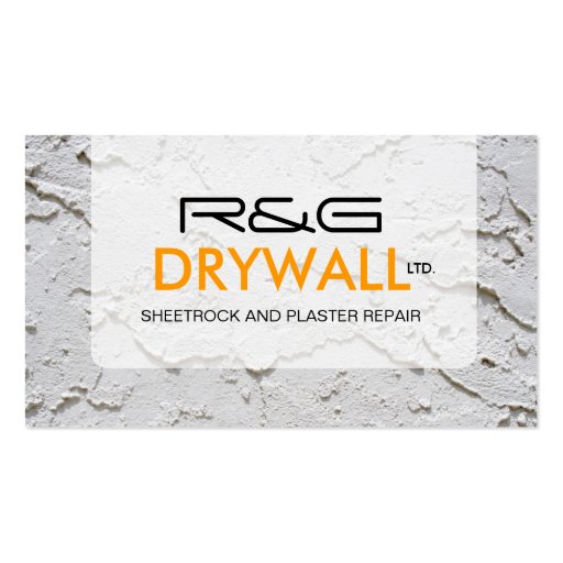 Drywall Business Cards 80 Business Card Templates