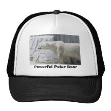 DSC00050, Powerful Polar Bear Mesh Hats