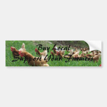 DSC03644, Buy LocalSupport Your Farmers Bumper Sticker