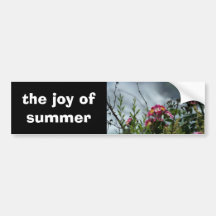 DSC08743 flickr, the joy of summer Bumper Sticker