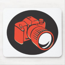 DSLR digital camera front retro Mousepads