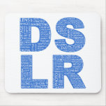 DSLR Type Typo Text Mousepads