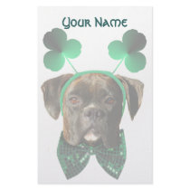 Dt. Patrick's Day Boxer stationary Custom Stationery