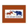 DUAL AIR BAGS STANDARD POSTCARD DEMOCRAT