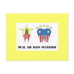 DUAL AIR BAGS STANDARD POSTCARD DEMOCRAT