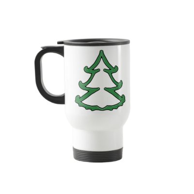 Dual Holiday Tree Travel Mug by annag22