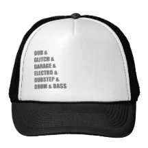 Dub Electro Glitch Dubstep Drum and Bass shirt Trucker Hat