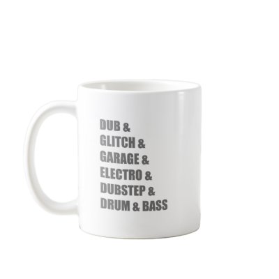 Dub Electro Glitch Dubstep Drum and Bass shirt Mug by dubsteptshirts