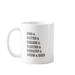 Dub Electro Glitch Dubstep Drum and Bass shirt mugs
