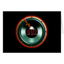 DUB RED HOT WOOFER t-shirts Greeting Cards